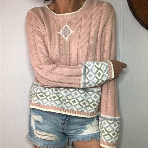 Vintage Sweaters - 👛VTG LIZ CLAIBORNE Nordic sweater